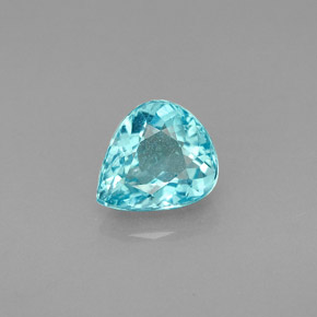 Apatito Azul claro natural de 1.39 ct, En forma de pera, VS
