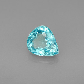 Apatito Azul claro natural de 1.39 ct, En forma de pera, VS