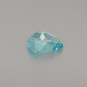 Apatito Azul claro natural de 0.66 ct, En forma de pera, VS-SI