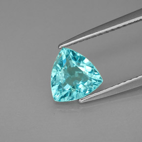 Apatito Azul claro natural de 1.08 ct, Trillón, VVS-VS