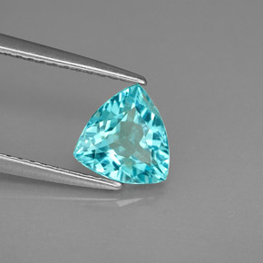Apatito Azul claro natural de 1.08 ct, Trillón, VVS-VS
