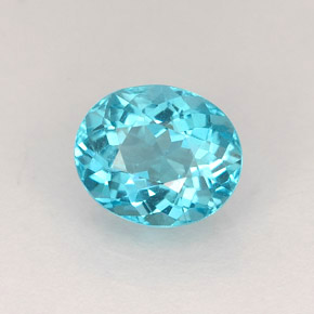 Apatito Azul claro natural de 1.37 ct, Corte Óvalo, VVS-VS