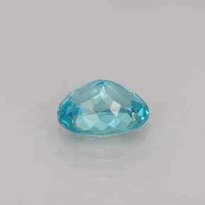 Apatito Azul claro natural de 0.88 ct, Corte Óvalo, VVS-VS