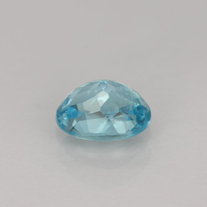 Apatita azul natural de 1,01 ct, corte óvalo, VVS-VS