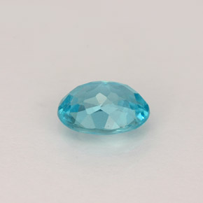 Apatito Azul claro natural de 0.88 ct, Corte Óvalo, VS