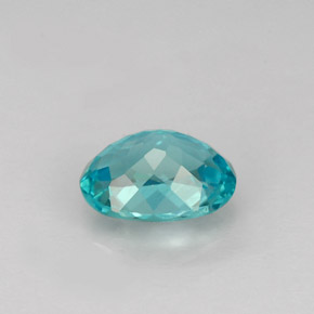 Apatita azul natural de 1,13 ct, corte óvalo, VS