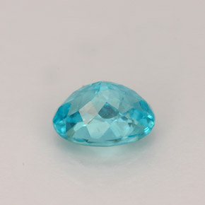 Apatita azul claro natural de 1,20 ct, corte óvalo, VS