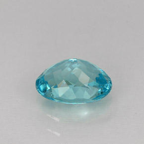 Apatita azul natural de 1,07 ct, corte óvalo, VS