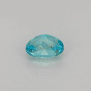 Apatita azul natural de 0,95 ct, corte óvalo, VS