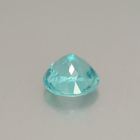 Apatito Azul claro natural de 0.92 ct, Corte Redondo, VVS-VS