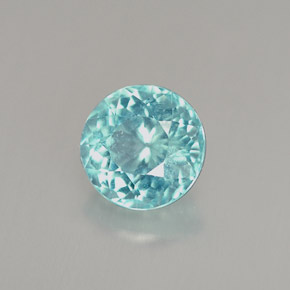Apatito Azul claro natural de 1.08 ct, Corte Redondo, VS