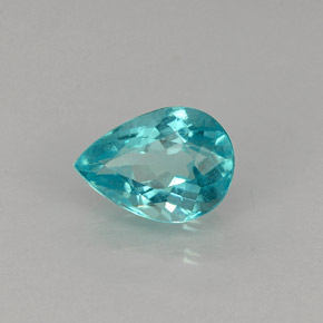 Apatito Azul claro natural de 0.74 ct, En forma de pera, VS