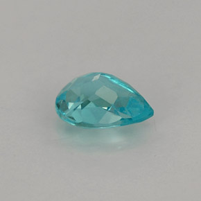 Apatito Azul claro natural de 0.74 ct, En forma de pera, VS