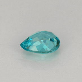 Apatito Azul claro natural de 0.79 ct, En forma de pera, VS
