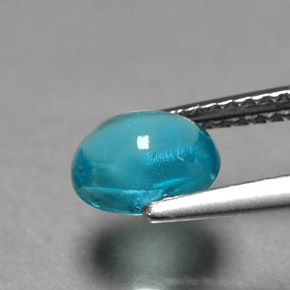 Apatito Azul claro natural de 1.36 ct, Corte Óvalo, Transparente