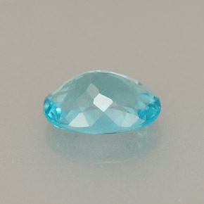 Apatito Azul claro natural de 0.87 ct, Corte Óvalo, VS