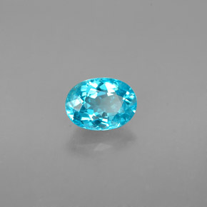 Apatito Azul claro natural de 0.99 ct, Corte Óvalo, VS