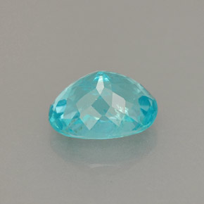 Apatita azul natural de 1,06 ct, corte óvalo, VS