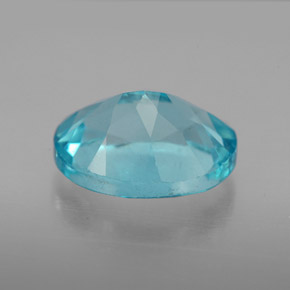 Apatita azul natural de 3,25 ct, corte óvalo, VS