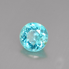 Apatito Azul claro natural de 0.97 ct, Corte Redondo, VS