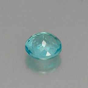 Apatito Azul claro natural de 0.43 ct, Corte Redondo, VVS-VS