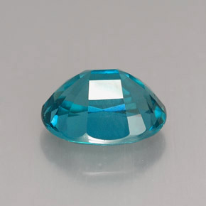 Apatita azul natural de 3,24 ct, corte óvalo, VVS-VS