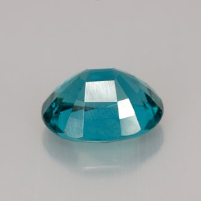 Apatita azul natural de 2,94 ct, corte óvalo, VS