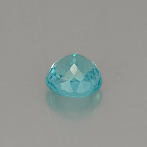Apatito Azul claro natural de 0.78 ct, Corte Redondo, VS