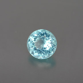 Apatito Azul claro natural de 0.73 ct, Corte Redondo, VS