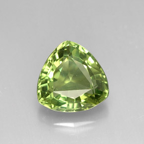 Apatita verde natural de 1,30 ct, trillón, VVS-VS