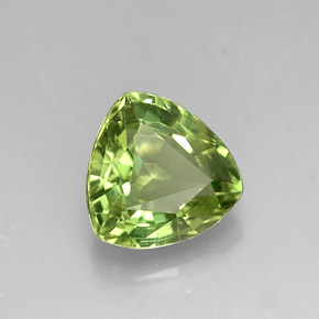 Apatita verde natural de 1,30 ct, trillón, VVS-VS