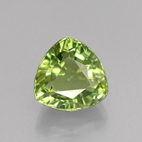 Apatita verde natural de 1,73 ct, trillón, VVS-VS