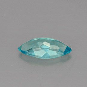 Apatita azul natural de 0,79 ct, marquesa, VS