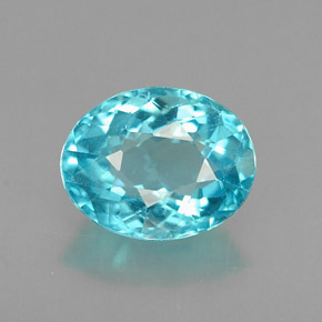 Apatito Azul claro natural de 1.40 ct, Corte Óvalo, VS