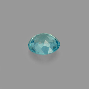 Apatito Azul claro natural de 0.63 ct, Corte Redondo, VVS-VS