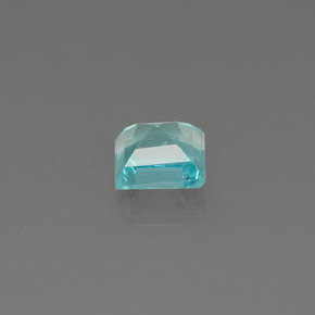 Apatita azul natural de 0,59 ct, cuadrado, VVS-VS