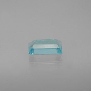 Apatita azul natural de 0,69 ct, baguette, VVS-VS