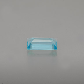 Apatito Azul claro natural de 0.60 ct, Corte Baguette, VVS-VS