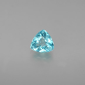 Apatita azul natural de 0,50 ct, trillón, VS
