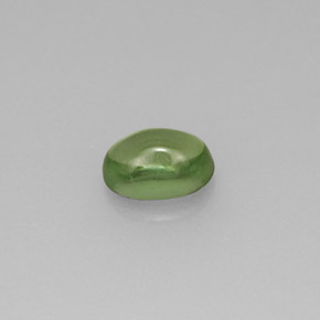 Apatita verde natural de 0,63 ct, corte óvalo, transparente