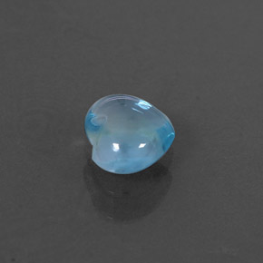 Apatito Azul claro natural de 0.65 ct, Forma de corazón, Transparente