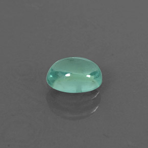 Apatita verde natural de 0,47 ct, corte óvalo, transparente