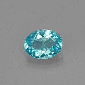 Apatito Azul claro natural de 0.65 ct, Corte Óvalo, VS