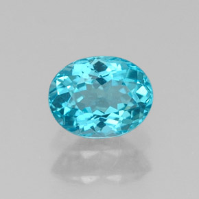 Apatito Azul claro natural de 0.54 ct, Corte Óvalo, VS-SI