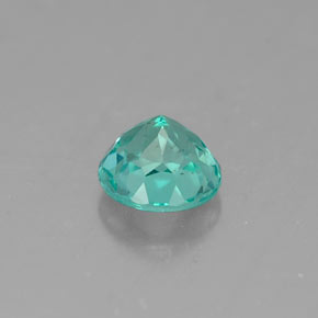 Apatita verde natural de 0,67 ct, corte redondo, VS