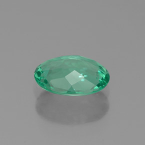 Apatito Verde claro natural de 1.08 ct, Corte Óvalo, VVS-VS