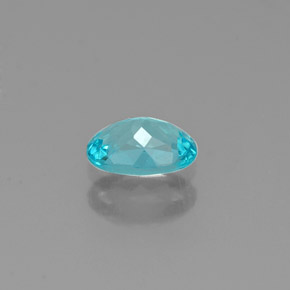 Apatita azul natural de 0,44 ct, corte óvalo, VS