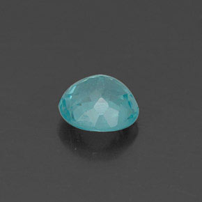 Apatita verde natural de 0,43 ct, corte redondo, VS