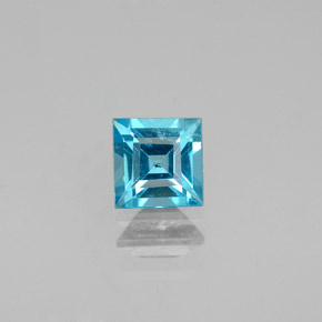Apatito Azul claro natural de 0.62 ct, Cuadrado, VS-SI