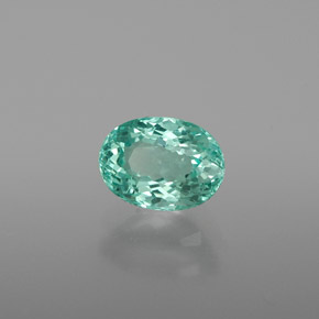 Apatito Verde claro natural de 1.07 ct, Corte Óvalo, VS